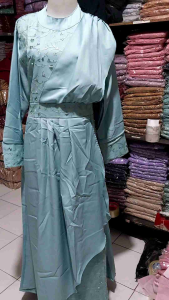 MAXI ZELINE / GAMIS SYARIAH / GAMIS WANITA PESTA KONDANGAN / GAMIS KOMBINASI
