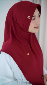 OMERA Daffi Hijab Ekonomis Viral Terbaru Plat Besi