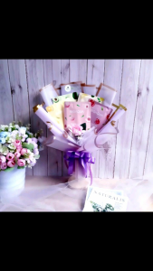 Buket Sheetmask Masker Wajah Bioaqua isi 5pc Hadiah Buket Birthday Anniversary Wisuda Hari Ibu