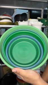 Green Plastic Water Catcher Plate for Plant Pots | Pot Saucer Tray for Paso & Halaman