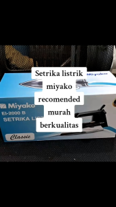 SETRIKA LISTRIK MIYAKO EL2000B GOSOKAN BAJU