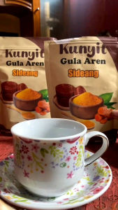 Kunyit Gula Aren Sideang - Kunyit Bubuk Plus Gula Aren Asli 200 gram