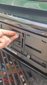 Car Number Plate Aluminium Press (Kereta aluminium plate ketuk) with frame *Standard JPJ*