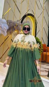 MIDI DRESS CERUTY BUNGA TERBARU BY SHR