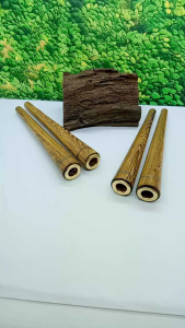 Pipa Sedotan Kayu Galih Kelor Jawa Model Lancip 12cm C56