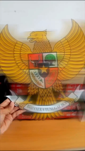 Peraga Burung Garuda Pancasila Bahan Triplek / Hiasan Dinding Garuda Pancasila bahan triplek