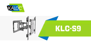 KALOC S9Pro Heavy Duty Big Load 55"-86" Full Motion Wall Mount Tv Bracket Capacity Full Motion LCD TV Wall Mount For 55-90 Capacity Up To 90KG Heavy Duty TV Wall Mount Samsung Lg Sony Penyangkut Tv Braket 电视机墙壁支架挂架