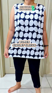 Women Singlet T-Shirt Free Size Single Sleeve