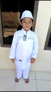 KOKO ANAK PUTIH KATUN // KOKO PUTIH ANAK BORDIR ZIGZAG