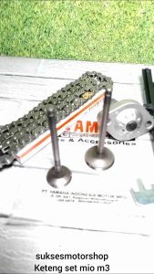 Paket Rantai Keteng & Tonjokan Setelan Keteng Lidah Karet untuk Suku Cadang Motor Yamaha