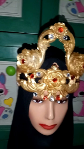 Paket Aksesoris Tari: Set 3pcs Mahkota & Siger Manten