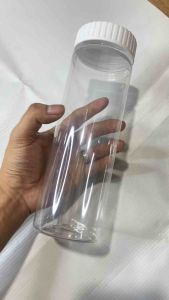 590ML Tumbler Plastic Jar White Cap bottle with Lid By Drakes food packaging