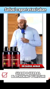 ISI 2 PCS SHAMPO UBAN YURIZUMI dapat Menghilangkan uban secara permanen