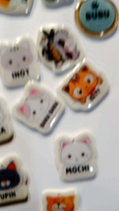 Kalung kucing custom bisa rekues nama dan gambar untuk hewan kesayangan anda di rumah