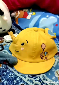 CAE - Topi Bisbol Anak Laki Perempuan 0-18 bulan Cute Elephant Baseball Hat Import