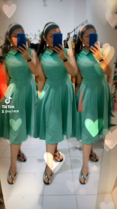 Dressfashion Hijau: Ukuran Beragam dan Bahan Nyaman