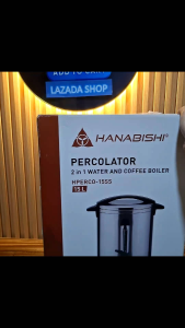 Hanabishi Perculator 2in1 Water and Coffee Broiler ( HPERCO-15SS)