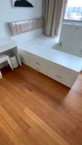 Window bay storage bed frame customize singapore queen size bed frame customize