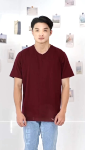 AR Fasshop Kaos Polos V Neck Pria Lengan Pendek Cotton Combed 30s Premium