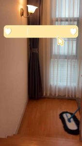 ไม้ม็อบดันฝุ่น ไม้ถูพื้นดันฝุ่น ตราดีดีคลีนนิ่งด้ายสีเทา