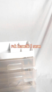 Rak Kosmetik 3 Susun Laci Make Up 3 Tingkat Serbaguna sesuai foto