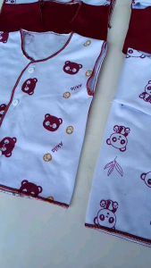 Diskon baju Bayi Lengan Panjang 12 pcs Bahan Doble Pee Baby Readi
