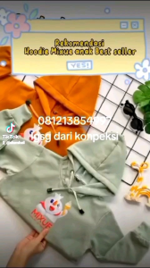 HOODIE MIXUE USIA 1-13 TAHUN UNTUK LAKI-LAKI DAN PEREMPUAN
