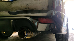 KNALPOT MOBIL HIPOWER BIRU UNTUK SEMUA JENIS MOBIL