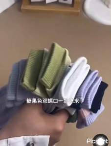 Two Tone 100% Cotton Yoga Anti Slip Soft Shoct Socks Pilates Socks Stokin Pilates 100%纯棉瑜伽普拉提短袜 女士双色软底防滑袜 健身舞蹈袜 Stokin Pendek Yoga 2 Warna 100% Kapas Anti-Licin Lembut Untuk Pilates / Kecergasan