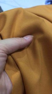 Vải cotton Lụa Hàn Quốc màu vàng nghệ co giãn nhẹ dày vừa không nhăn (khổ 1m5)may đầm váy vest quần tây đồ công sở