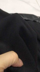 Vải Thun Cotton Hàn màu đen loại 1 dày vừa co giãn 4 chiều mềm rũ (khổ 1m6)may đầm váyáo kiểu đầm body thời trang