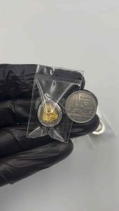 จี้พระกรอบเงินแท้ 92.5% หลวงปู่ทวดใบโพธิ์ ขนาด 2.5x3 ซม. มีใบรับประกันและถุงกำมะหยี่