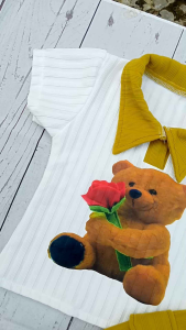 Setelan Rok Pendek Anak Perempuan Usia 1-7Tahun Bahan Knit Hornet