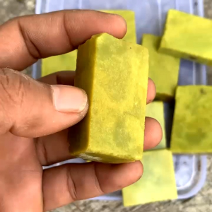 bahan batu opal avocado asli natural / lempengan batu opal avocado / batu opal avocado