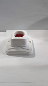 Amasco fiting lampu plafon segi 4 new ABS AMC2704 E27 terminal kuningan