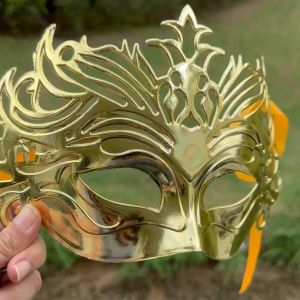 Gold Masquerade Party Mask