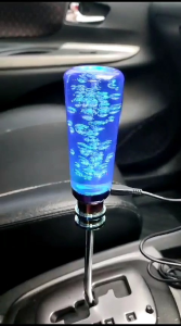 GEAR KNOB MOBIL AKRILIK WARNA BIRU LAMPU