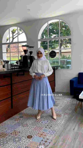 ROK MIDI 7/8 SALUR OKSFORD HAURAHELWA