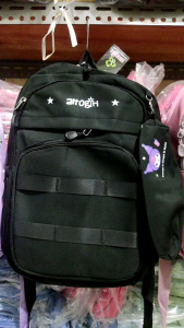 Tas Ransel Sekolah Anak Perempuan NEW ALTO GIRL KUROMI TK SD Gratis Pencil Case + Jas Hujan