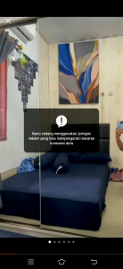lukisan minimalislukisan abstrak bunga biru
