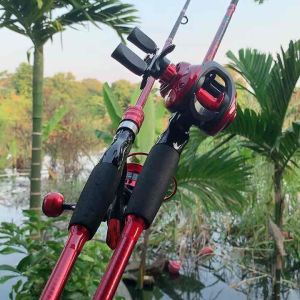 Joran Crocodile Merah Set Reel Zorro
