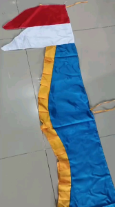 Bendera Umbul Umbul Kuda Laut Warna Toska: Ukuran 3m x 45cm