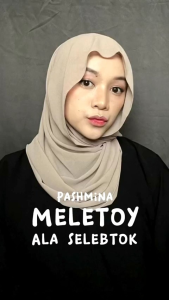 KarinHijabStore- Pashmina Kaos Meleyot Jersey Premium
