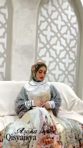 GAMIS TERBARU SYARI SYARI TRENDI BRANDED PRODUK PREMIUM FASHION MODERN MEWAH ELEGAN BAJU DRESS ETNIK MUSLIM BATIK ETNIK ASOKA