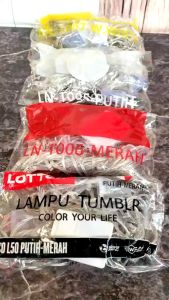 LAMPU TUMBLR 7 WARNA WARNI DEKORASI NATAL RAINBOW TUMBLER 17 AGUSTUSAN LED AGUSTUS RGB