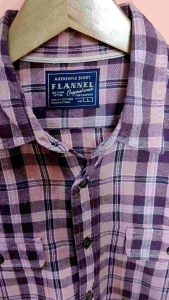 Kemeja Flanel "Uniqlo" Original Second Size L