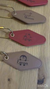 Leather Keychain/Tags - Custom