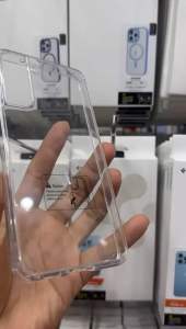 IPHONE 12 12 PRO MAX 13 13 PRO MAX 14 14 PLUS 14 PRO MAX 15 15PLUS 15PRO MAX Casing ACRYLIC SPIGEN hybird Crystal Case Clear Case Bening Aklirik Fuze