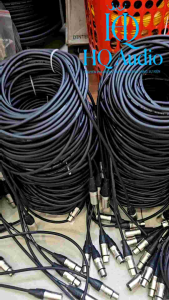 Dây  tín hiệu  đèn  gắn  jack sẵn canon Neutrik chân đồng (giá  1 sợi)