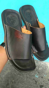 Sandal kulit pria kokop polos Alas kulit